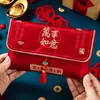 Sobres Rojos para Bodas, Exclusivos para Cambiar Títulos Formales, Diseño Único de Tela Nueva, Bolsas de Sobres Rojos de Alta Gama con Diseño de Tela