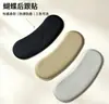 Venta al por mayor de taloneras de esponja no tejida del fabricante, taloneras de media talla con superficie de tela, anti-desgaste, protección para el talón, un par