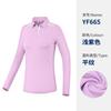 Ropa de Golf para Mujer Uniforme de Equipo de Golf Camiseta de Manga Larga para Mujer Se Puede Fotografiar en Stock/Pedido Mínimo de 10 Piezas, Gratis la Tarifa por Logotipo