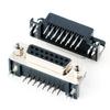 Produção DR9 macho 15 fêmea 25 placa de solda 37p plugue Placa 90 graus RS232 DB9 dobrado pino de cobre VGA porta serial