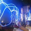 Escultura de Gelo Estéreo de LED Personalizada Alce de Natal Panda Gigante Boneco de Neve de Natal Lâmpada em Forma