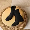 Botines de Tacón Alto de Gamuza Francesa con Forro para Mujer Otoño/Invierno 2026 Nuevos Botas de Tacón Grueso Punta Cuadrada Adelgazantes Botas Martin Botas Elásticas