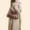Bolso de Hombro de Cuero Suave para Mujer, Gran Capacidad, Bolso de Moda Nuevo para Mujer, Bolso Tote Cruzado Casual de Gama Alta de Nicho