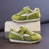 Zapatos de Entrenamiento Estilo Ejército Alemán para Niñas, Nueva Colección Otoño 2026, Parte Superior de Tela Transpirable, Suela Suave, Versátiles, Deportivos, Casuales y de Moda, Zapatos de una Sola Pieza