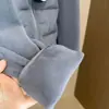 Ligera y cálida chaqueta básica versátil para el exterior, diseño de patchwork en las mangas, cuello alto, forro polar 13643