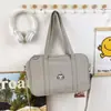 Bolsa Tote Anime Grande Capacidade Estilo Japonês Gato Fofo Estilo Universitário Bolsa de Ombro Versátil Moda Tendência Bolsa Transversal