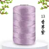 125g Ligero Hilo de Seda Helada Hilo de Lino Helado Tejido Medio Fino Bolsa DIY Cojín Hilo Hueco Hilo Brillante Hilo para Crochet