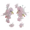 25 Novos Designs Originais Feitos à Mão Antigos Gradiente Borboleta Hanfu Acessórios de Cabelo Grampo Maquiagem Permanente Flor