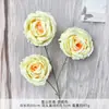 Montaña de Nieve de Tres Cabezas Rosa Boda Flores Artificiales Materiales Florales de Boda Flores Falsas Arreglos Florales Artificiales Flores de Seda Amazon Comercio Exterior Transfronterizo