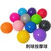 Pelota de masaje fitness fascia relajación muscular masaje de acupuntura pelota con púas PVC mano sosteniendo entrenamiento físico rehabilitación pelota de erizo