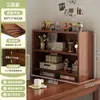 Prateleira de Armazenamento de Painel Perfurado de Mesa Prateleira de Exibição Vertical de Encaixe Mesa de Estudo Mesa de Computador Prateleira de Armazenamento de Livros de Múltiplas Camadas