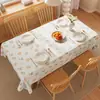 Toalha de Mesa de Luxo Leve de Alta Qualidade Impermeável e à Prova de Óleo Estilo Retro Americano Dopamina Tapete para Mesa de Jantar Estilo Ins Toalha de Mesa para Mesa de Centro