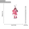 Colgante de Falda Rosa Acrílica para Niña Colgante Transfronterizo Decoración de Interior de Coche Nuevo Colgante de Espejo Retrovisor Mochila
