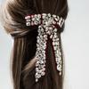 Europeo y Americano Transfronterizo Nueva Moda Lujo Diamante Completo Lazo Clip de Primavera Tocado de Lana de Alta Gama Accesorios para el Cabello para Fiesta y Baile