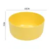 Tazón Redondo de Paja de Trigo para el Hogar Simple Multiusos Tazón de Arroz Gran Capacidad Tazón para Sopa Anticaídas Infantil Ecológico de Plástico