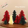 Decoración navideña Árbol de Navidad de escritorio Bola de panal de papel 2026 modelo nuevo adorno decoración festiva Festival de Primavera Año Nuevo