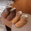 Botas de nieve para mujer Birkenstock, nueva colección de invierno 2026, forradas de felpa, suela gruesa, puntera redonda, botines, cálidas y adecuadas para climas fríos