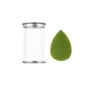 Cilindro de Aluminio Antióxido Caja de Boca de Caballo Gota de Agua Calabaza Corte Diagonal Esponja para Polvos de Maquillaje Huevo de Belleza No Látex Húmedo y Seco