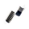 Conector Fêmea SMT de Linha Dupla Passo Ph1.27 Altura do Plástico 4.3 Conector Fêmea Tipo U Alta Velocidade