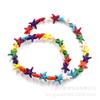 Cuentas de Estrella de Mar Turquesa Explosiva Accesorios de Playa Tobillera Pulsera Bohemio Accesorios DIY Turquesa Sintético Cuentas Sueltas