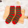 Calcetines de Navidad para adultos de terciopelo medio para ancianos de alce, calcetines de otoño e invierno para mujer, calcetines gruesos de toalla de terciopelo coral, calcetines transfronterizos