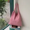 Bolsa Transversal Rosa de Ombro Único Modelo Novo Primavera 2026 Bolsa de Ombro Feminina Bolsa Transversal para o Dia a Dia Bolsa com Acabamento Trançado