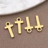 Acero Inoxidable Galvanizado Estilo Europeo y Americano 26 Letras Inglesas Etiqueta Colgante Pulsera Collar DIY Hecho a Mano Accesorios de Joyería