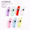 Clip fijador de dobladillo japonés de color clip de hacha de plástico transparente clip de posicionamiento clip pequeño multicolor multtamaño para patchwork