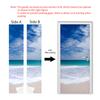 Shangyi Scenery Adhesivo 3D para Puerta Baño Puerta de Dormitorio Cocina Refrigerador Adhesivo Impermeable Autoadhesivo Removible Venta al por Mayor Transfronteriza