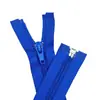 Não. 5 Zíperes de Nylon com Cabeça de Amêndoa em Estoque para Roupas, Jaquetas, Casacos de Penas, Roupas de Trabalho, Zíper Plástico de Dente Grosso de Abertura Única