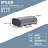 Conector para Barandal Recto Pasante Tubo Cuadrado Sin Soldadura Accesorios Fijos Universales Unión de Tubo de Hierro Galvanizado Bidireccional Tricúspide