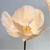 Decoración de Fiesta Floral Amapola Gigante Flor de Papel Artístico Grande Exhibición de Flores de Papel Diseño Popular de Accesorios para Escaparates