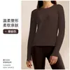 Nueva Ropa Deportiva de Yoga para Primavera y Otoño para Mujer, Manga Larga Profesional Pilates Entrenamiento Secado Rápido Running Fitness Top