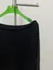 Nuevo Estilo Otoño e Invierno, Tejido de Lana Pura Relajado con Hombro Caído, Negro/Gris
