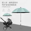 Sombrilla Parasol para Cochecito de Bebé con Recubrimiento Negro para Proteger Contra los Rayos UV, Sombrilla para Cochecito de Bebé, Sombrilla Solar, Sombrilla de Protección Solar, Sombrilla para la Lluvia, Se Puede Imprimir con Logo