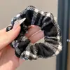 Gomas para el Cabello Estilo Coreano para Mujeres, Accesorios para el Cabello Estilo Universitario, Scrunchies Elegantes de Encaje, Diademas, Flores de Tela para el Cabello, Venta al por Mayor en Yiwu