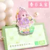 Colección de Clips para Cuaderno de Pegamento Acrílico de Bienestar, Clip de Encuadernación para Cuaderno con Forma de Corazón Girly, Clip Sellador para Snacks