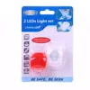 Juego de Luces Delantera y Trasera para Bicicleta, Luz de Rana de Silicona Quinta Generación, Luz LED de Advertencia para Montar de Noche, Seguridad al Montar de Noche