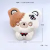 Lindo Llavero de Oso de Peluche Muñeca de Dibujos Animados para Estudiante Colgante Pequeño de Alto Valor Juguete Chirriante para Aliviar el Estrés Adorno Colgante