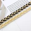 Cadena de cintura delgada con borlas para mujer, decoración de falda, cuerda de cinturón, nudo, tejido de color mixto, cuerda de cintura para mujer, una generación de cabello