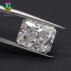Venda Quente de Fábrica Pedra Bruta de Diamante Mosan Corte Flor de Gelo Moissanita Corte Avermelhado Cor de Fogo Pode ser Cravejado com Vários Acessórios
