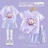 Eggboy Fiesta Caballero Rosa 2026 Nuevo Conjunto de Ropa Infantil de Seda Helada Verano Manga Corta Pantalones Cortos Conjunto Deportivo Casual