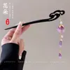 Nuevo pasador de ébano negro estilo chino, palillo para el pelo de alta gama para recogidos en la parte posterior de la cabeza, accesorio para el cabello de mujer, accesorio para vestido tradicional chino