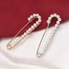 Broche Roupa Decorativo Agulha Calças Cintura Apertada Artefato Cintura Apertada Pino Botão de Pérola Anti-deslize Leve Fixo Acessórios de Roupa