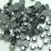 Accesorios Metálicos Irregulares para Estampado en Caliente, Decoraciones de Mezclilla, Remaches Plateados, Pedrería Metálica Plana con Dorso Caliente, Piezas para Ropa DIY