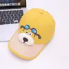 Nova touca de piloto para cachorrinho de primavera e verão, boné de beisebol infantil coreano, chapéu de bebê para proteção solar ao ar livre