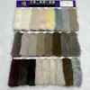 Piel de Visón Teñida de Calibre 25, Visón Sintético Bicolor, Piel de Visón Catiónico Bicolor, Zorro Finlandés, Tela para Ropa y Abrigos