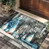 Serie de Árbol de Navidad Más Vendida de Temu Transfronteriza Felpa de Cristal Alfombrillas Decorativas de Piso para Sala de Estar, Entrada, Dormitorio, Resistentes a Manchas, En Stock al por Mayor