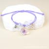 Pulsera de estudiante de narcisos de flores reales directos de fábrica, cuentas de cerámica de Jingdezhen, cuerda de mano fresca y dulce para mujeres y niños