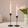 Cross-border atacado simples moderno decoração de casa romântica velas jantar decoração de ferro sala de estar mesa de jantar castiçal